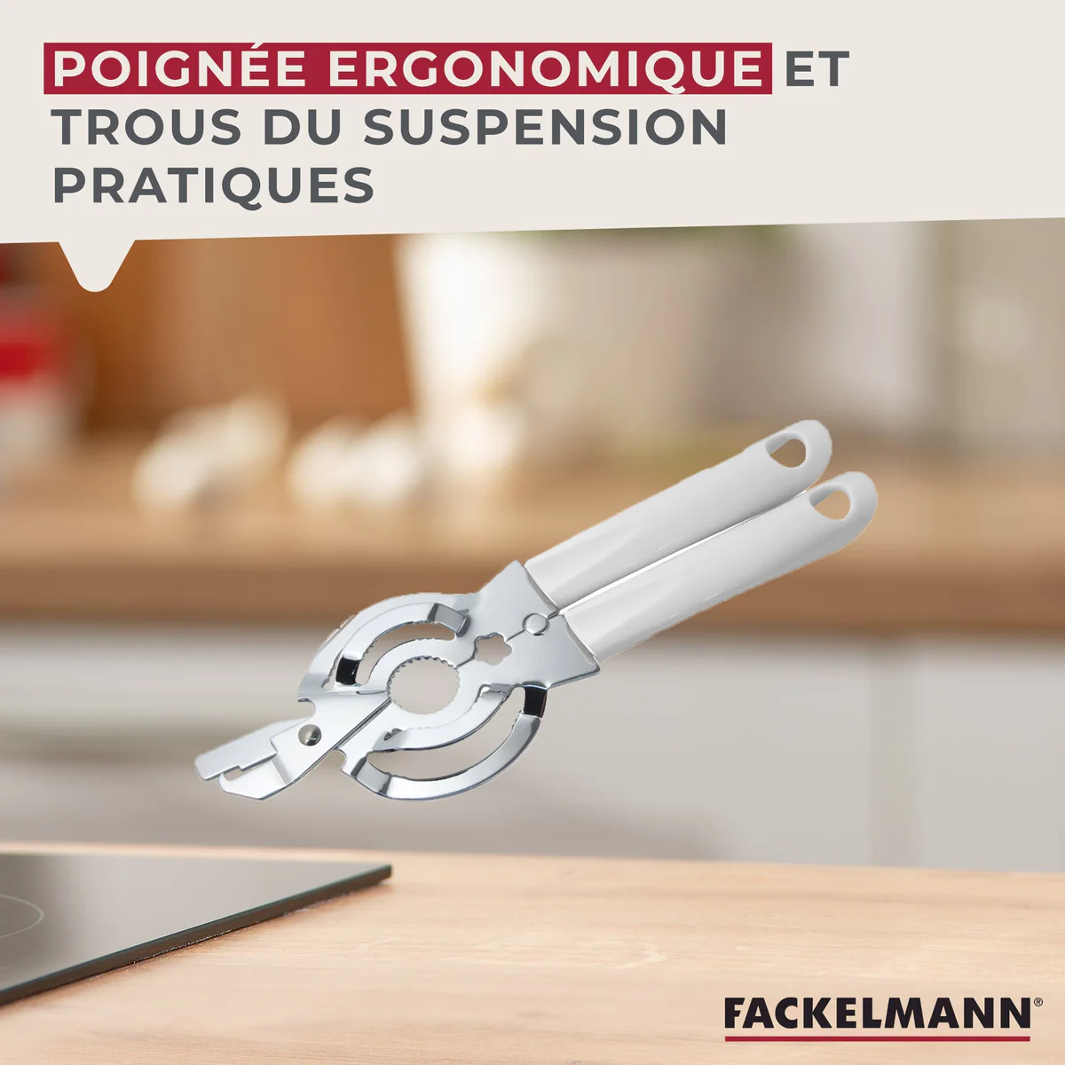 Ouvre bocal manuel multifonction 27 cm Fackelmann Arcadalina Fackelman