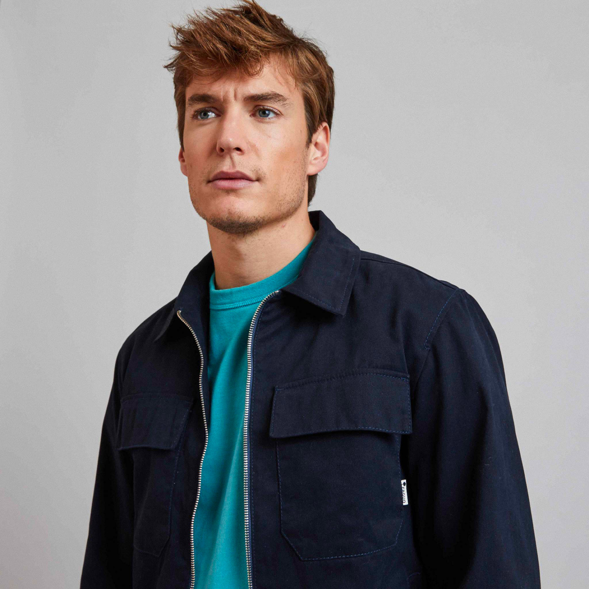 Blouson marine Coton - modèle Bondy