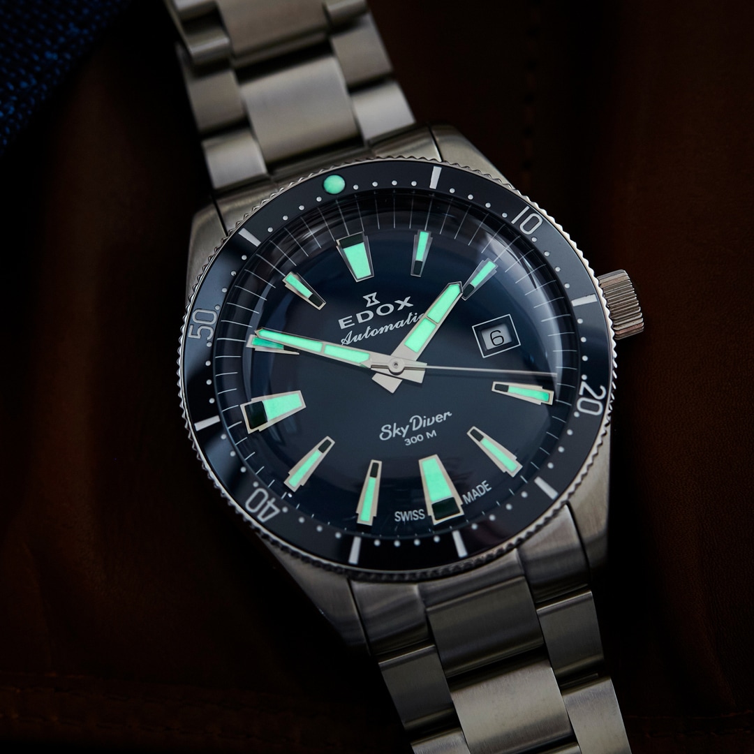 Edox SkyDiver Date Automatic Limited Edition