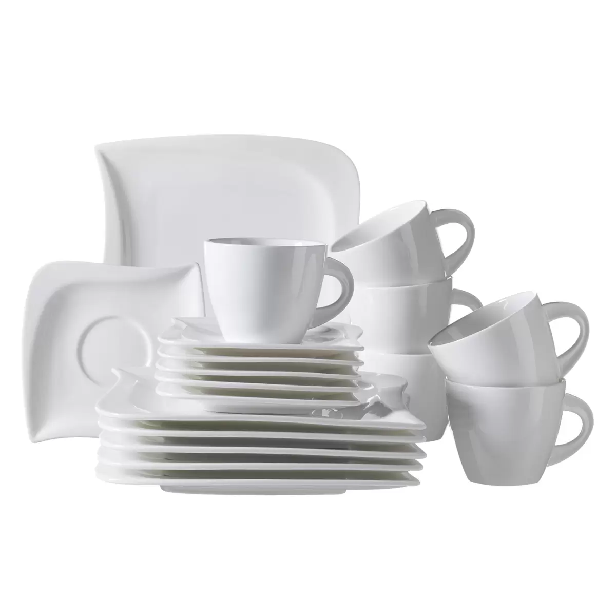 Kaffeeservice 18-tlg. LA MUSICA weiss