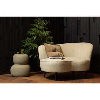 Couchtisch ODA 41 x 35 cm Betonoptik grau-grün