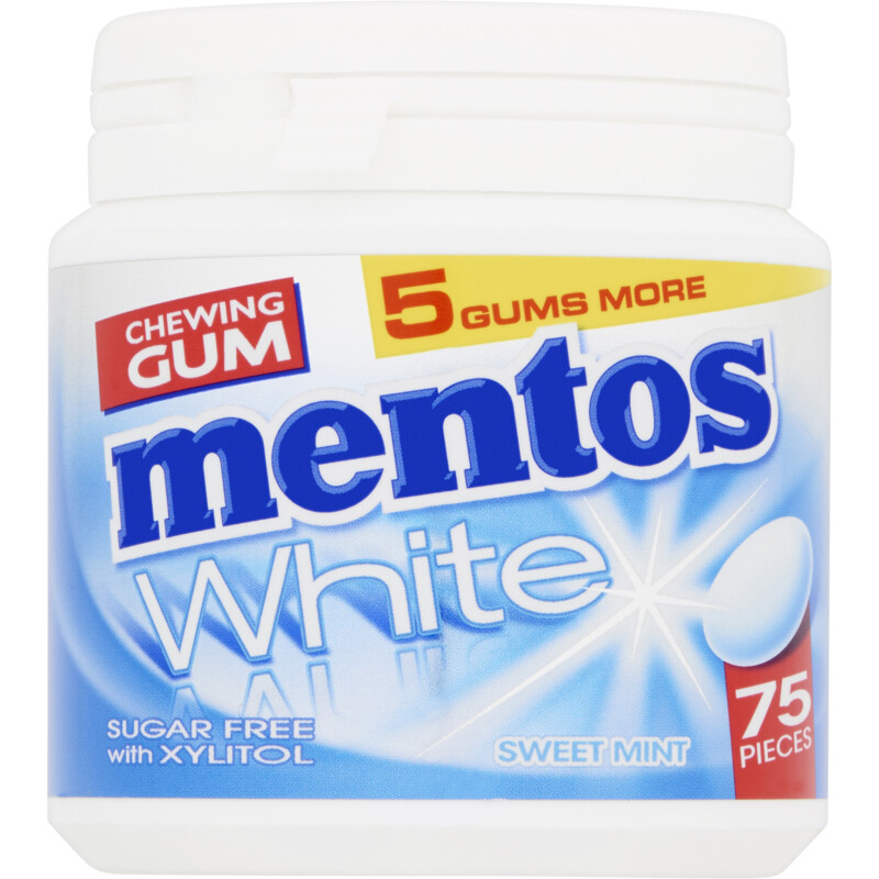Mentos Gum White sweet mint