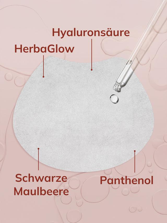 Tuchmaske für Dekolleté, faltenreduzierend, feuchtigkeitsspendend