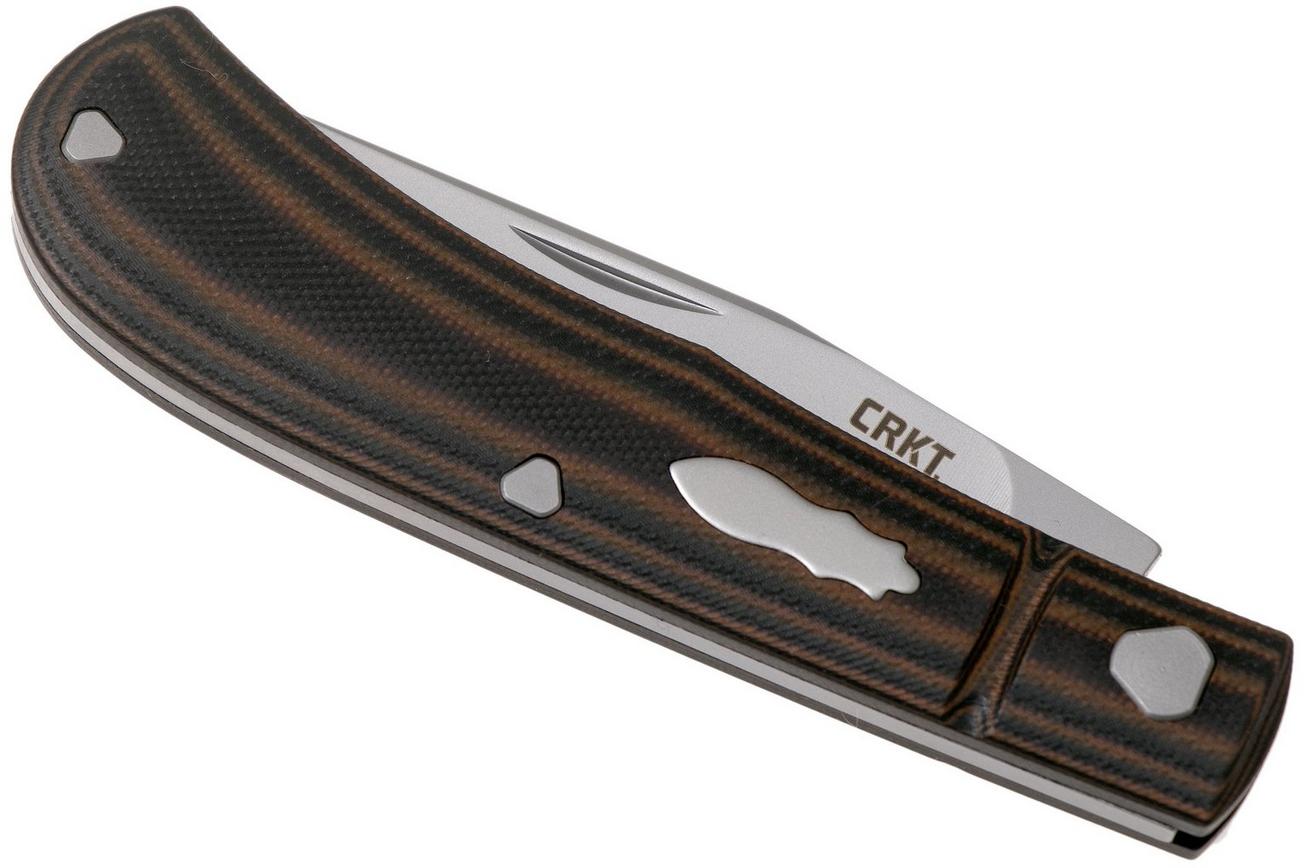 CRKT Venandi Brown 7100 zakmes, Richard Rogers design