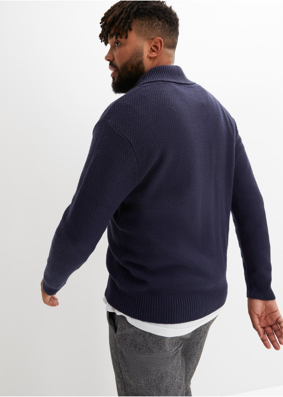 Pull à col châle
