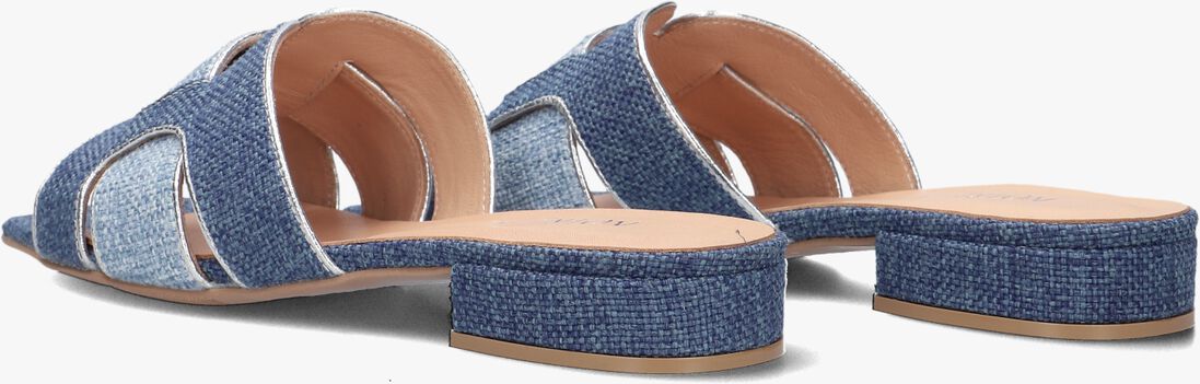 blauwe notre-v slippers 6416