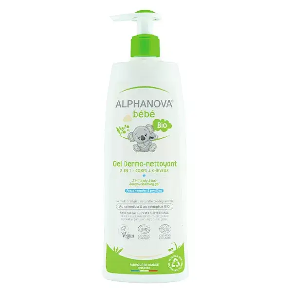 Alphanova Bébé Dermo-Nettoyant Bio 500ml