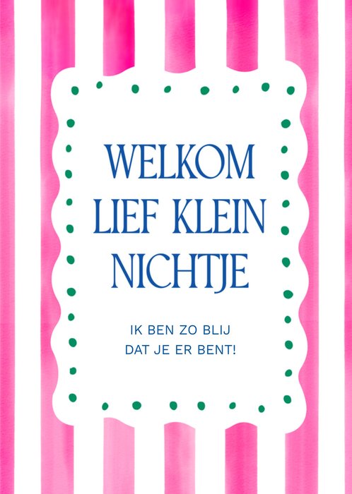 Greetz | Geboortekaart | Lief klein nichtje