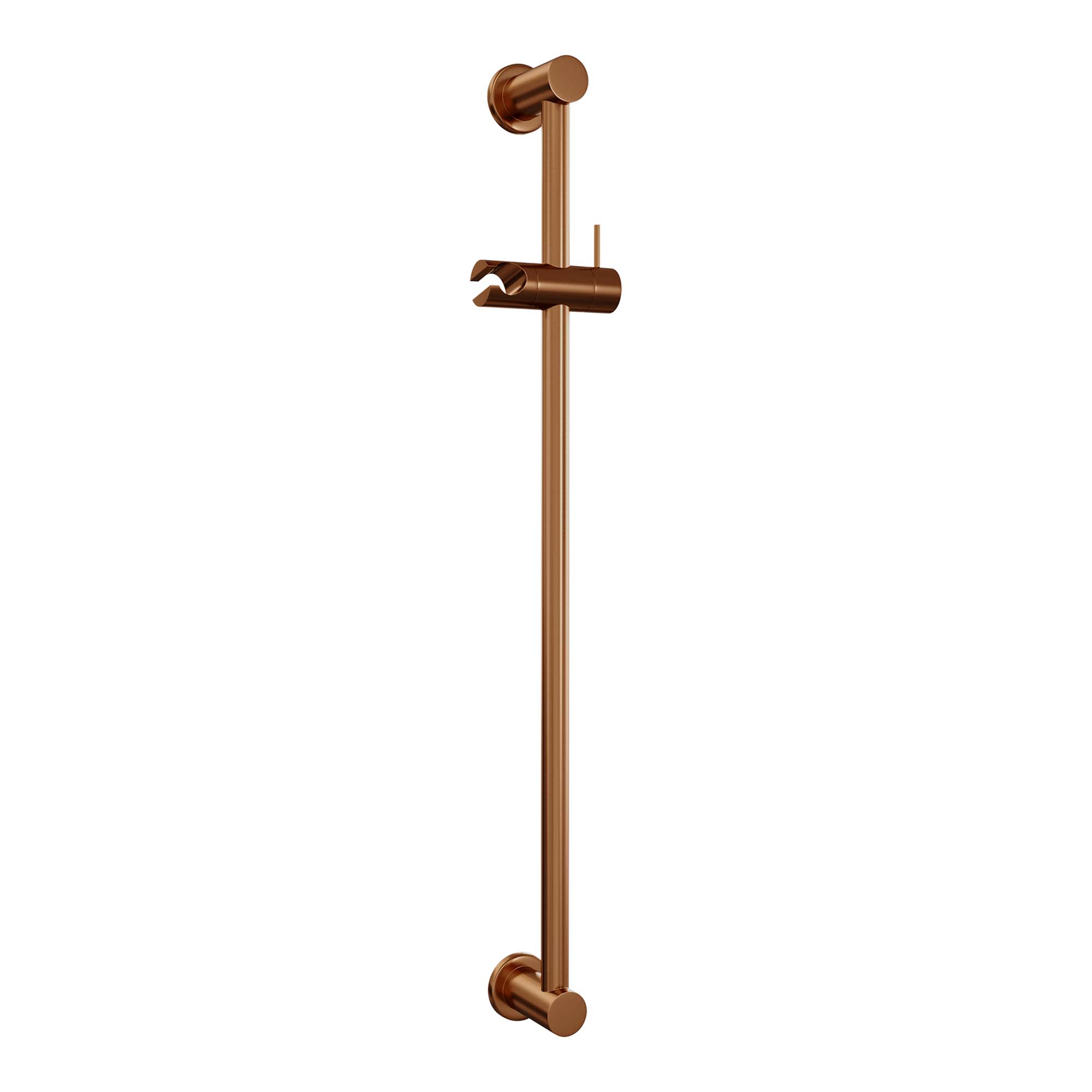 Brauer Copper Carving thermostatische douchekraan met glijstang en staafhanddouche geborsteld koper PVD