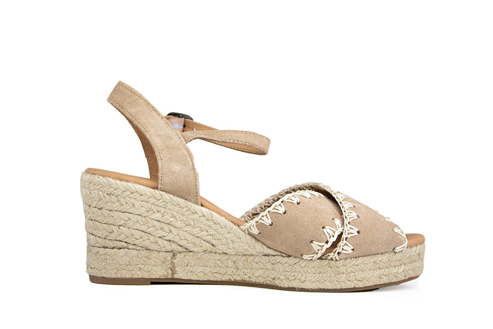 Via Vai Espadrille Luisa Ayla Sierra Noisette