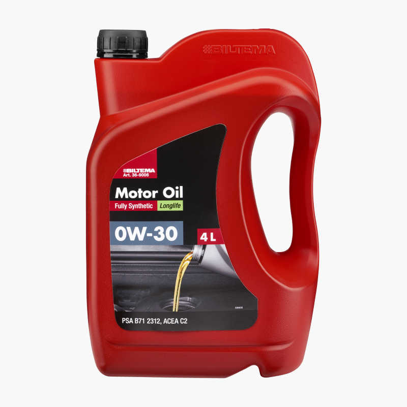 Helsyntetisk motorolje 0W–30, 1 liter
