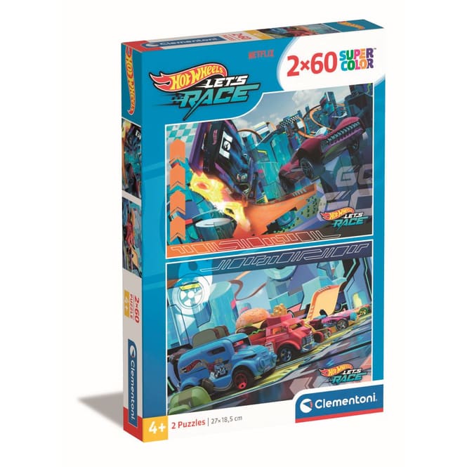 Hot Wheels - Puzzleset - 2 x 60 Teile