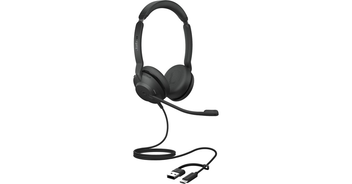 Jabra on-ear headset  (Zwart)