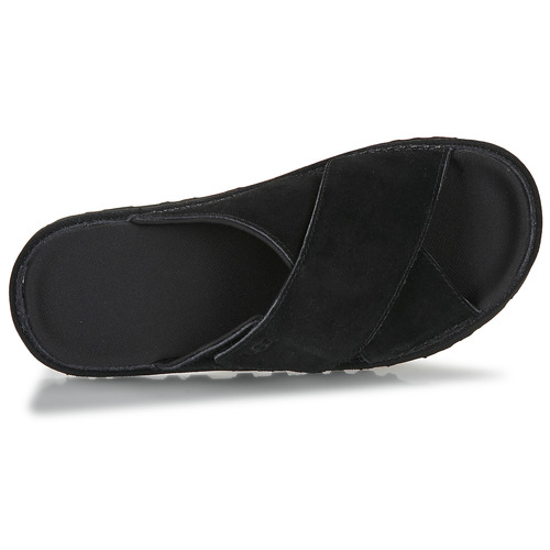 UGG - GOLDENSTAR CROSS SLIDE - Noir