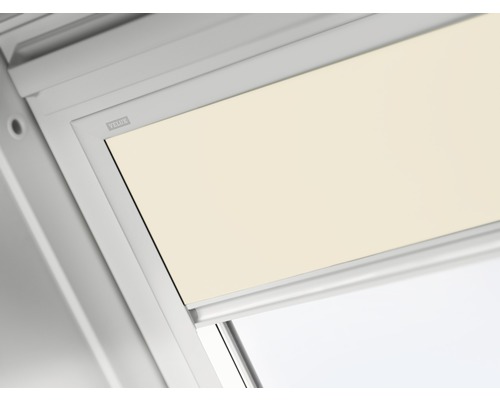 VELUX Advantage Set: Warmtewerende luifel, transparant zwart, en verduisterend rolgordijn, beige DOP C02 1085S