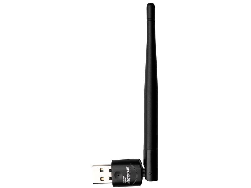 Golden Media USB-WLAN Adapter Power Power WiFi-USB-Adapter mit bis zu 150 MB/s Übertragungsgeschwindigkeit