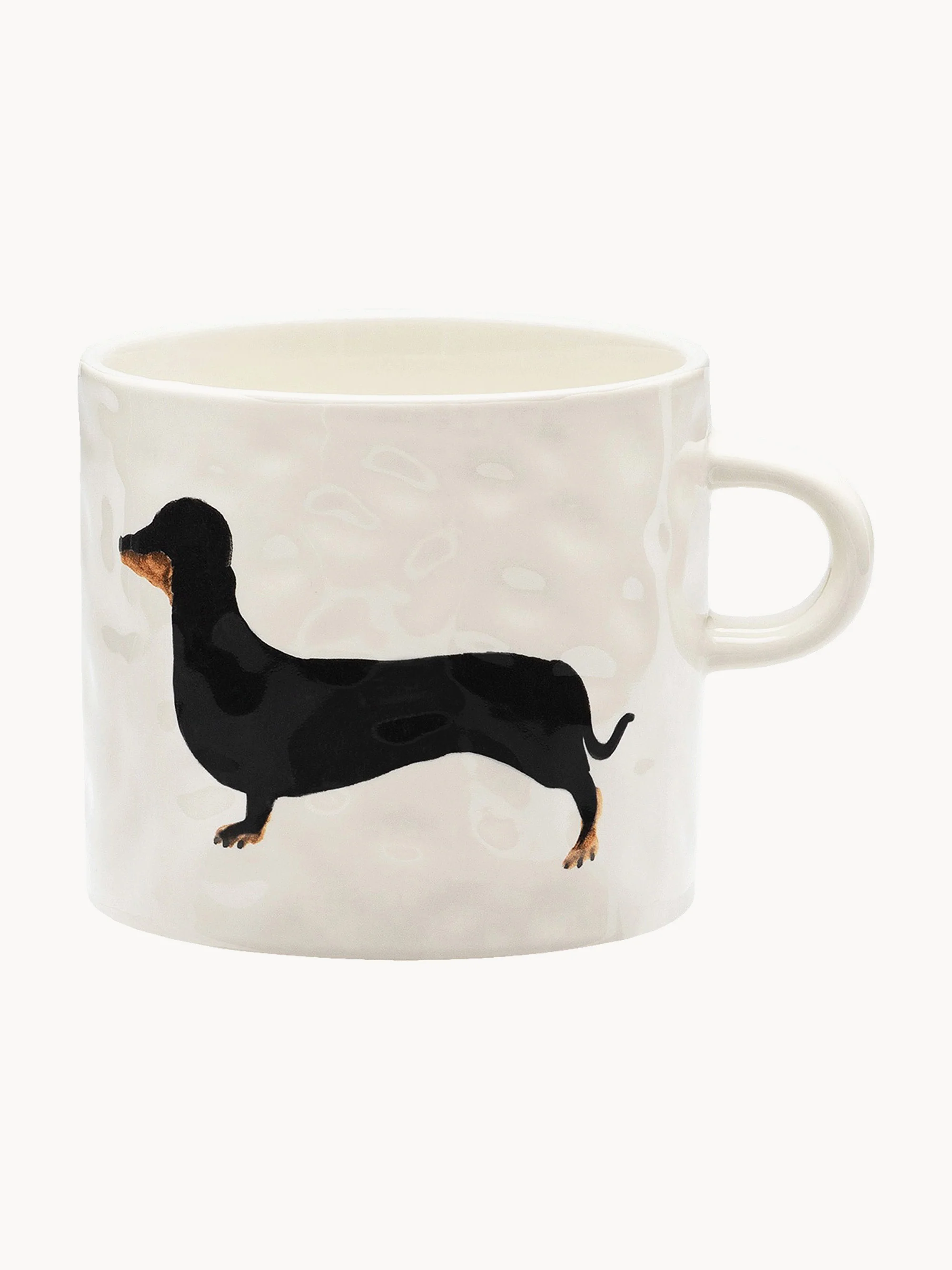 Handbeschilderde beker Dachshund