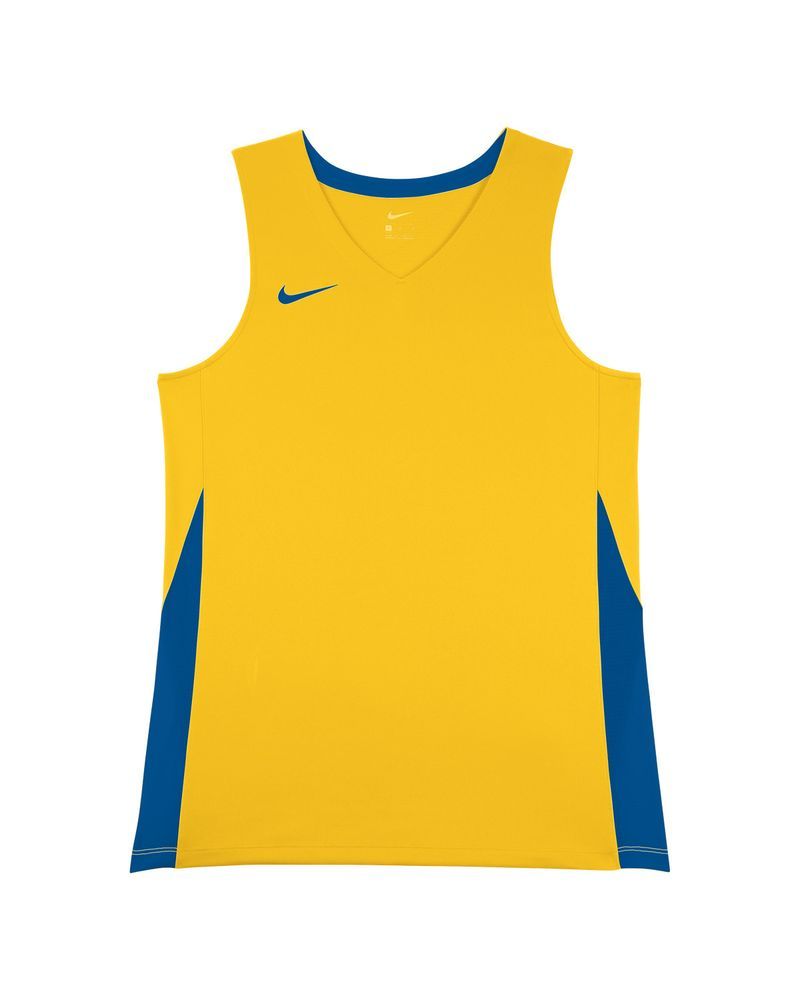 Maillot de basket Nike Team Jaune & Bleu Royal pour homme