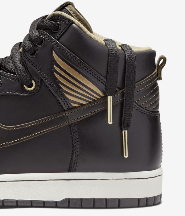 Nike SB x Pawn Shop Dunk High OG Schuh (black black metallic gold)