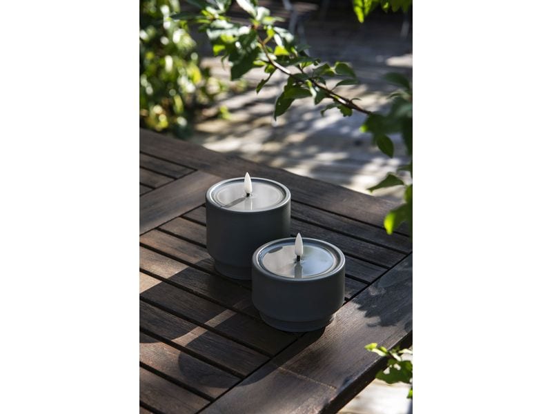 STT Ambiente Candle Set Grey LED-Kerzen Set
