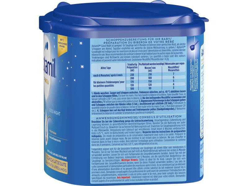 Aptamil Folgemilch Pronutra Good Night 400 g Babyfolgemilch für die Nacht