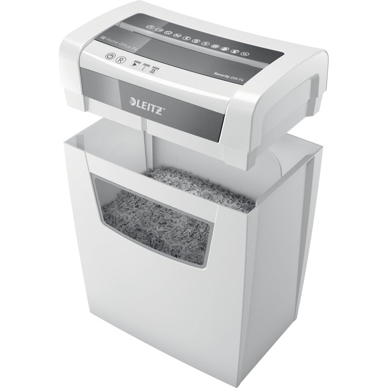 Destructeur Leitz IQ Home Office - coupe croisée