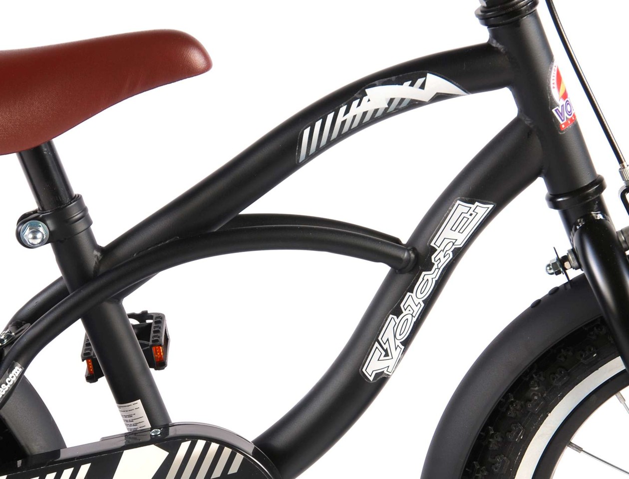 Volare - Børneykel 14'' - Black Cruiser