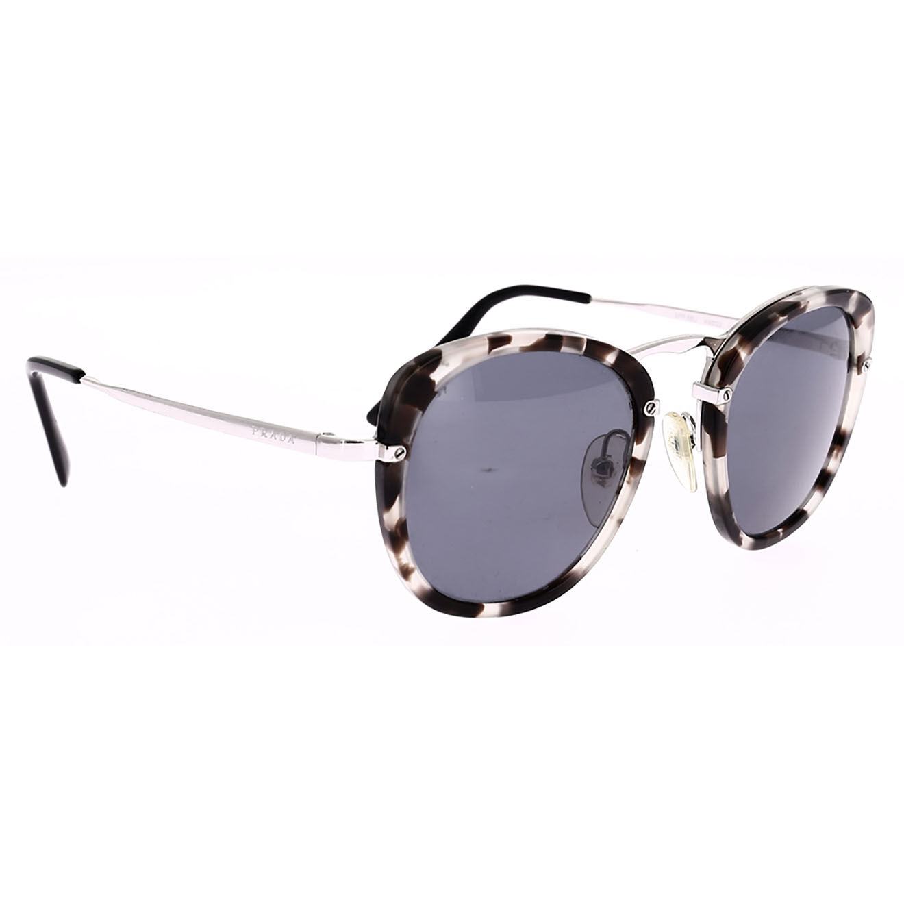 Prada Lunettes de soleil imprimées écailles de tortue grises - Très bon état