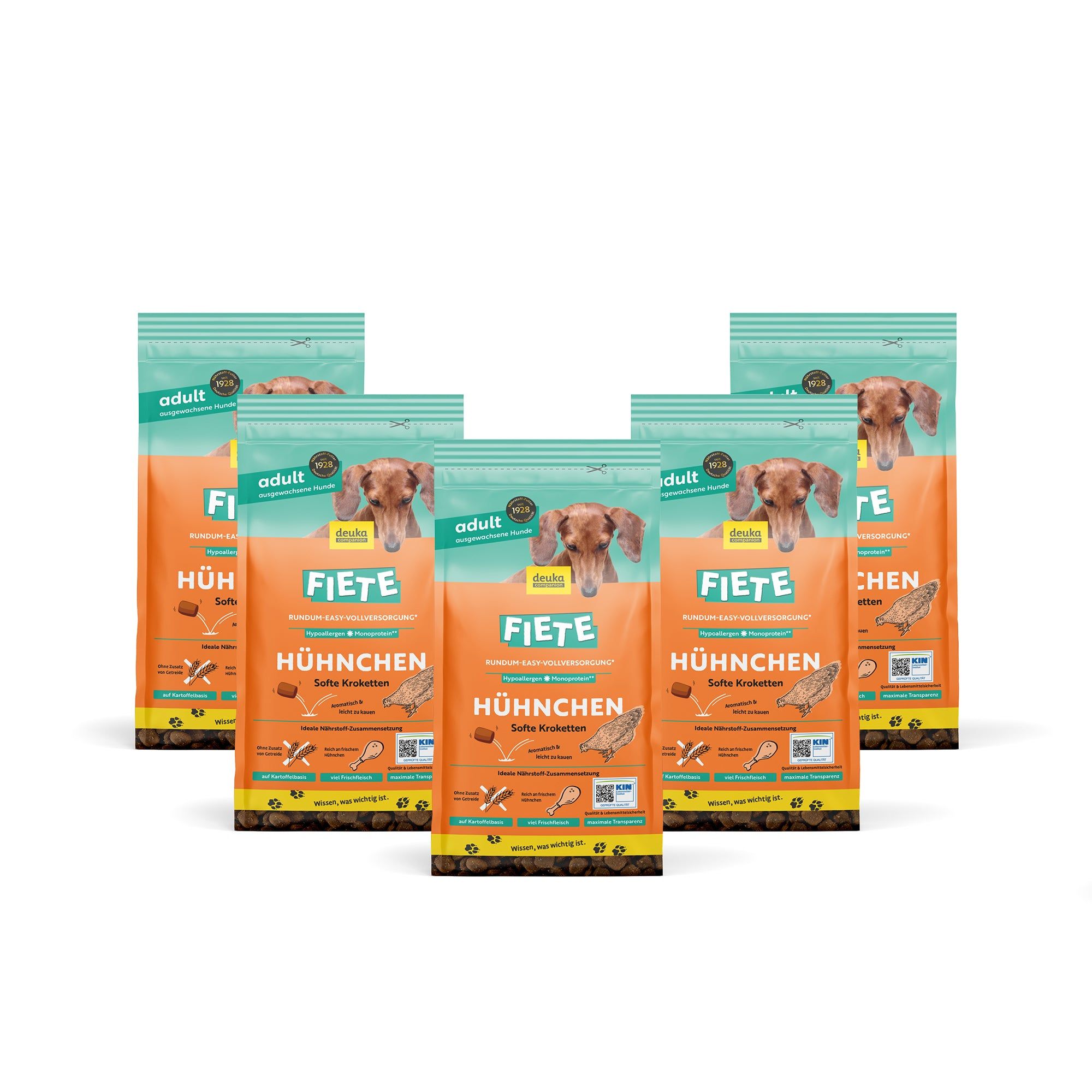 FIETE Adult Soft Hühnchen - Softes Trockenfutter für Hunde