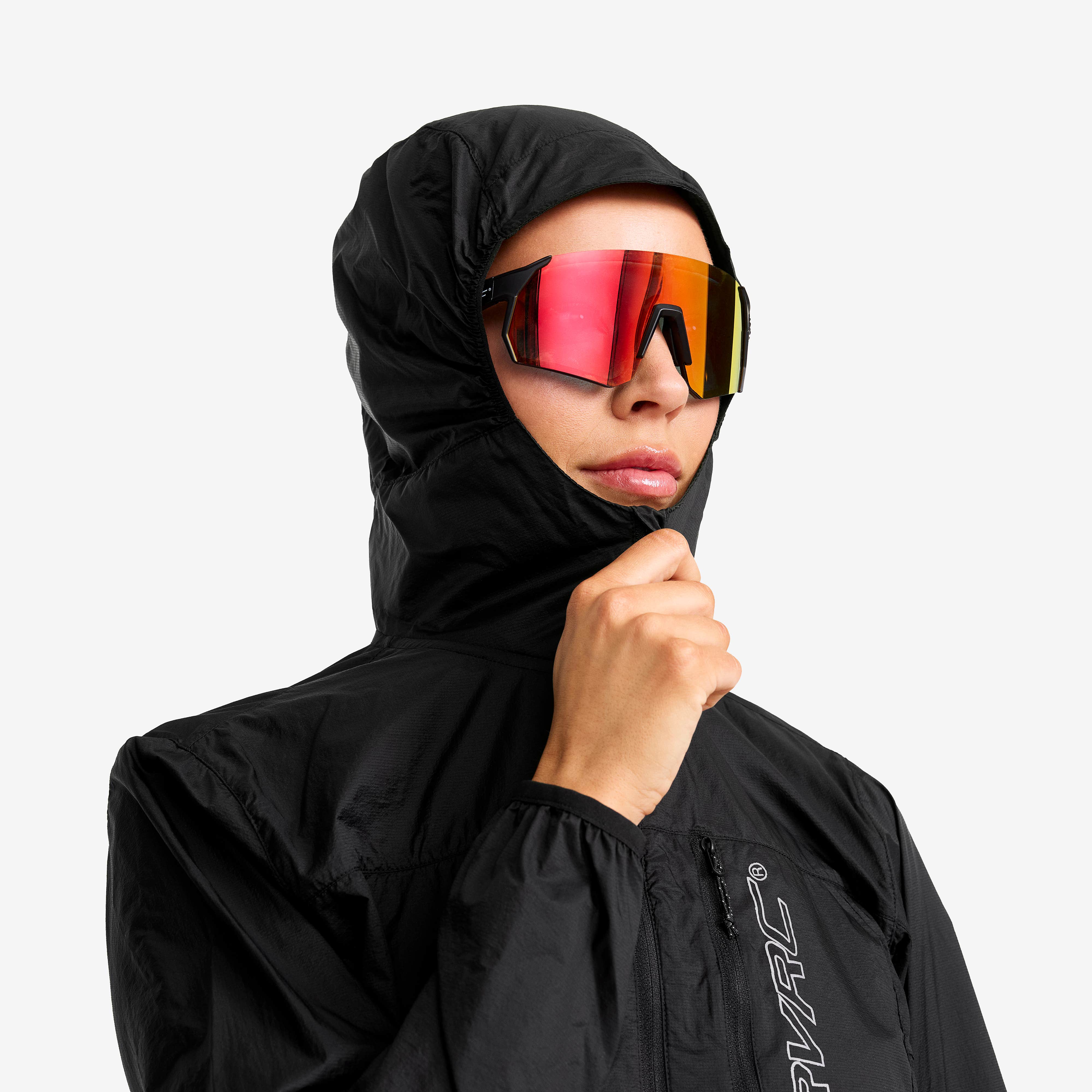 Speed Hooded Windbreaker Dame Black