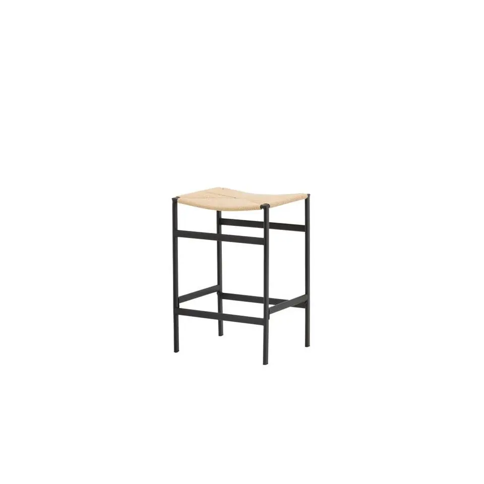 Svea - Polsty barkruk 63 cm - rattan - naturel
