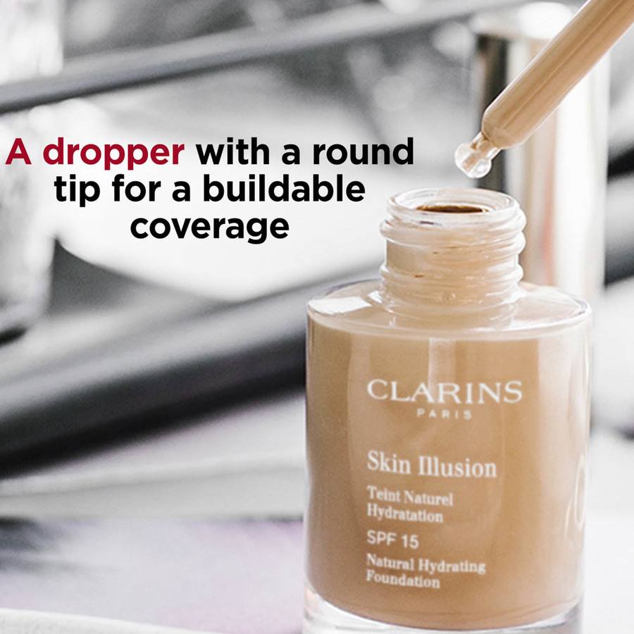 Clarins Skin Illusion Foundation 110 Honey 30ml