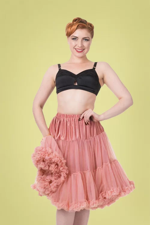 Banned Retro Lola Lifeforms petticoat in vintage roze