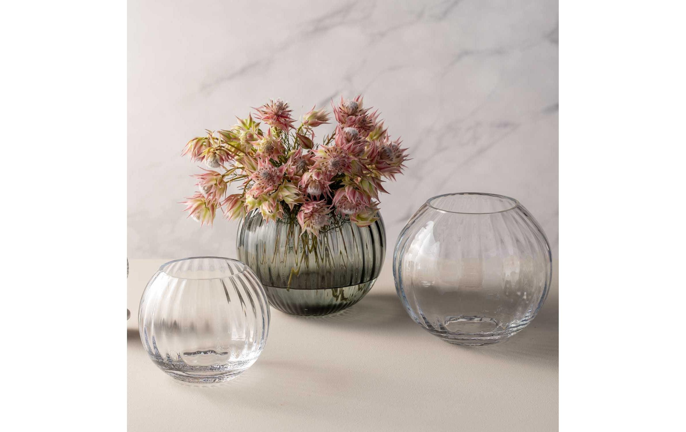 Vase Poesia Kugel TransparentDekorative Kugelvase