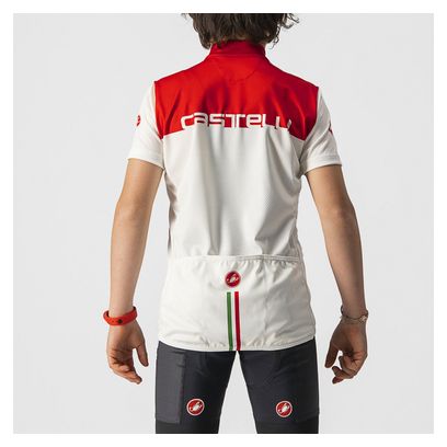 Maillot Enfant Castelli Neo Prologo Blanc / Rouge