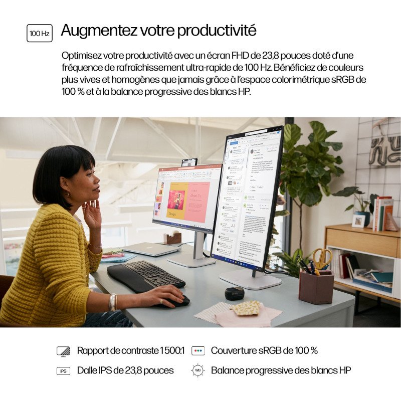 Ecran PC HP 23,8 
