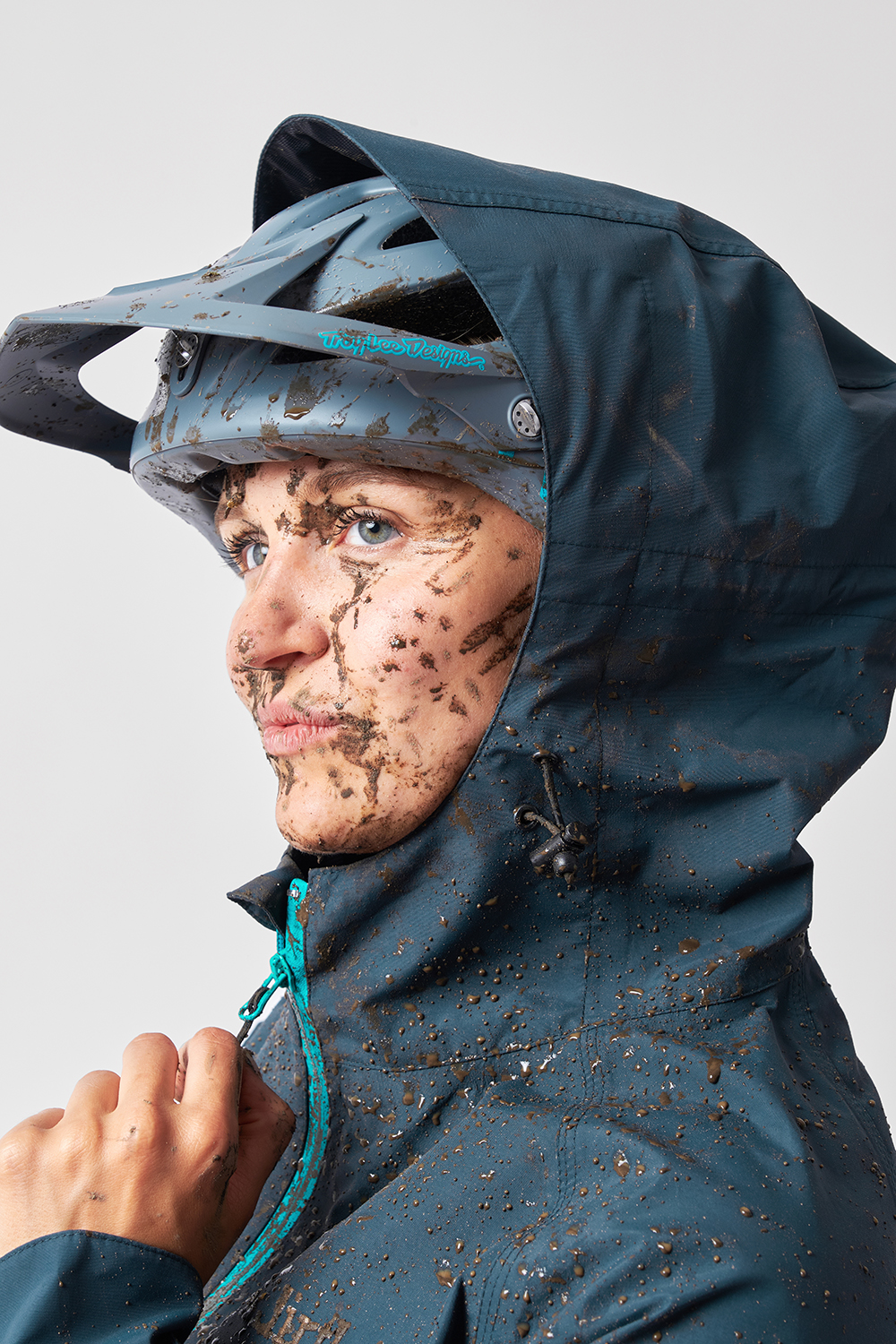 Dirtlej Dirtsuit Core Edition heldragt med lange ben til kvinder Turkis