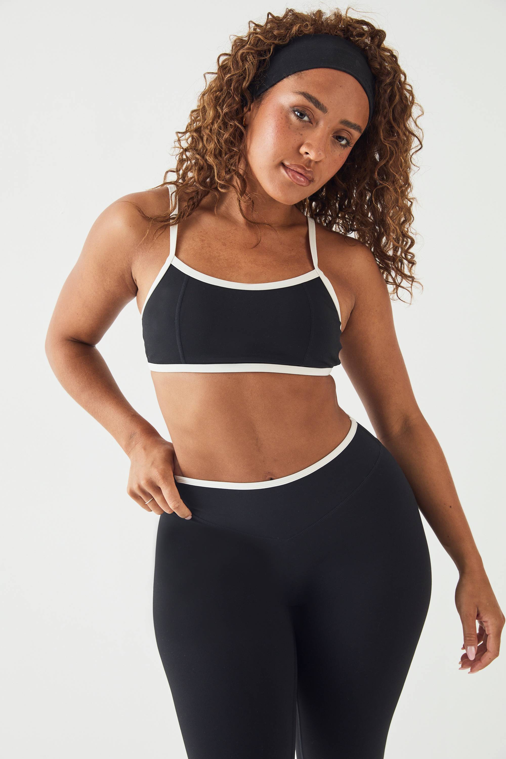 Brassière De Sport Mini Sculptante À Détails Contrastés Dsgn Studio