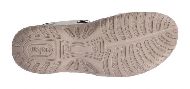 Rieker Riemchensandale  Sommerschuh, Sandalette, Keilabsatz, mit Gummizügen