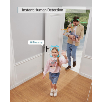 Eufy Indoorcam Beveiligingscamera 2K Pan & Tilt Wired