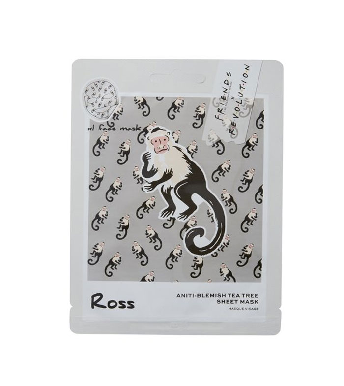 Revolution - *Friends X Revolution* - Máscara facial de tecido com tea tree - Ross