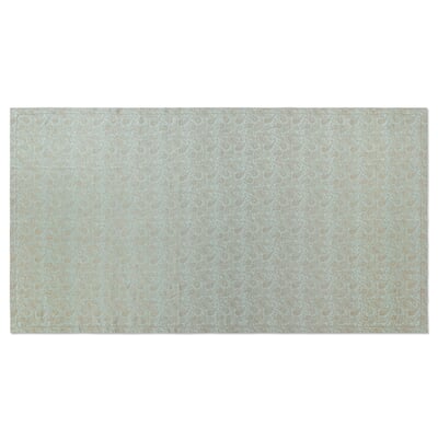 Tischdecke Jacquard Leinen, Blau