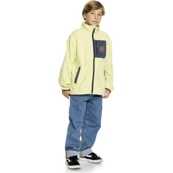 Veste polaire randonnée QUIKSILVER ICE FIELDS FZ SHADOW SHADOW LIME