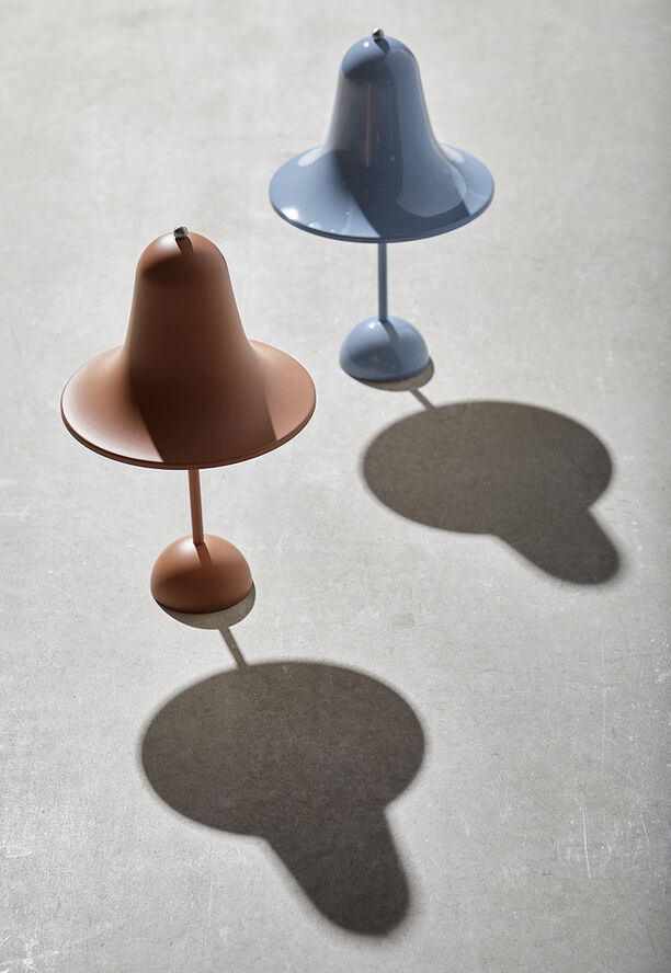 Verpan Pantop Ø18 Portable Table Lamp Matt terracotta