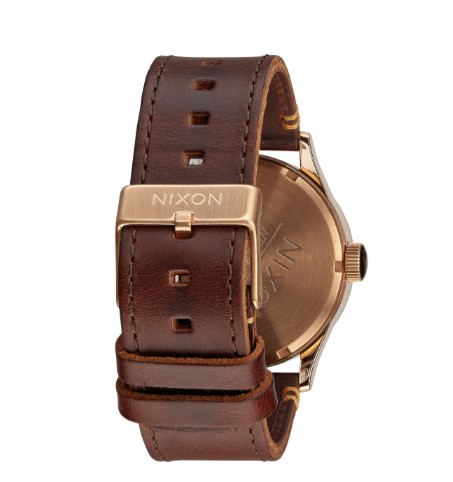 Nixon Sentry Leather Blue Brown