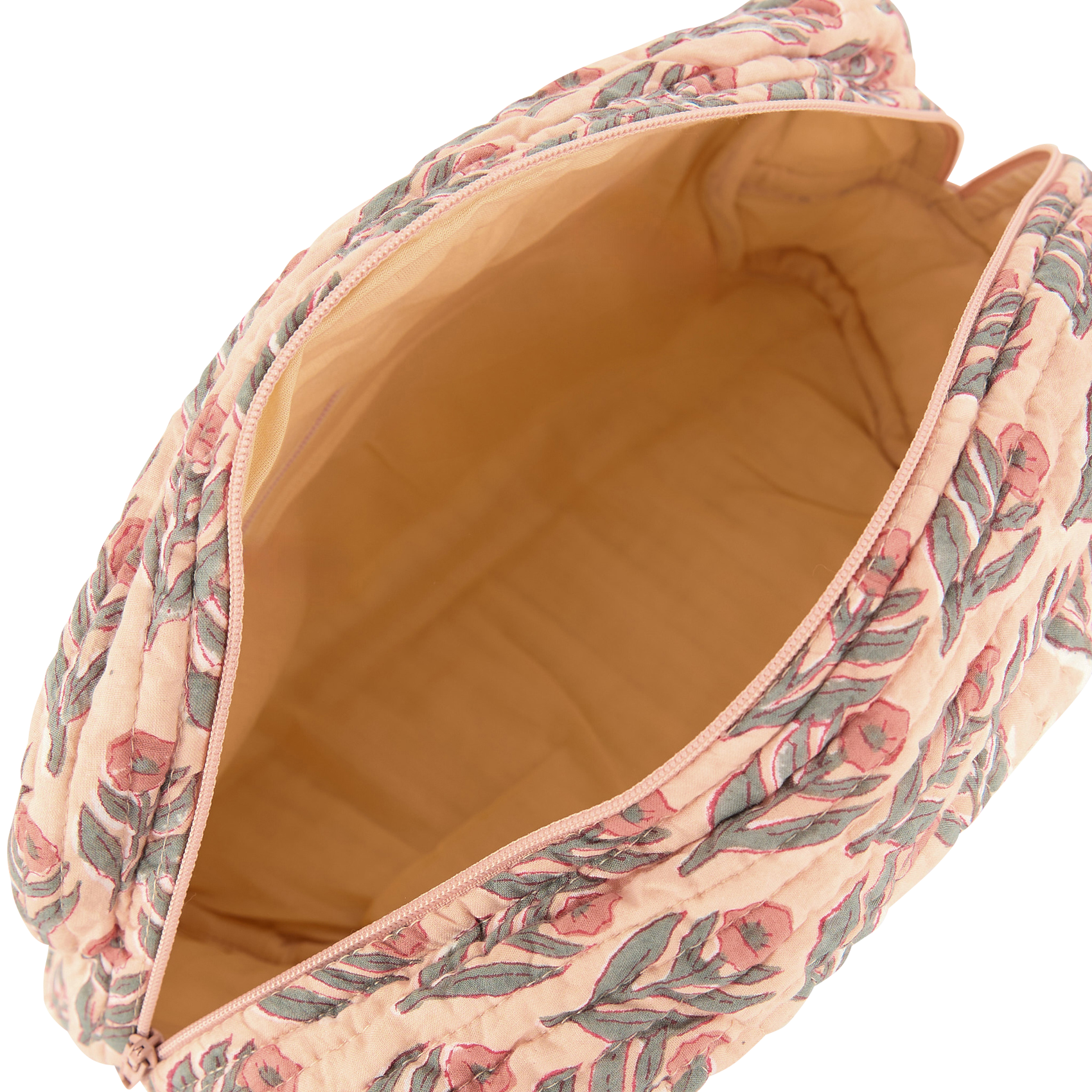 GAYANE - Trousse en coton imprimé | Beige