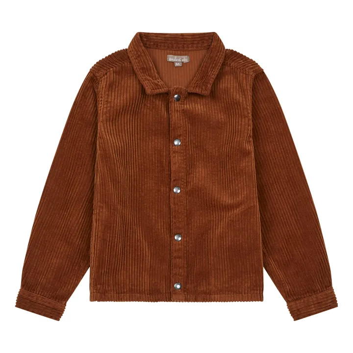Emile et Ida Sur-Chemise Velours Côtelé | Caramel