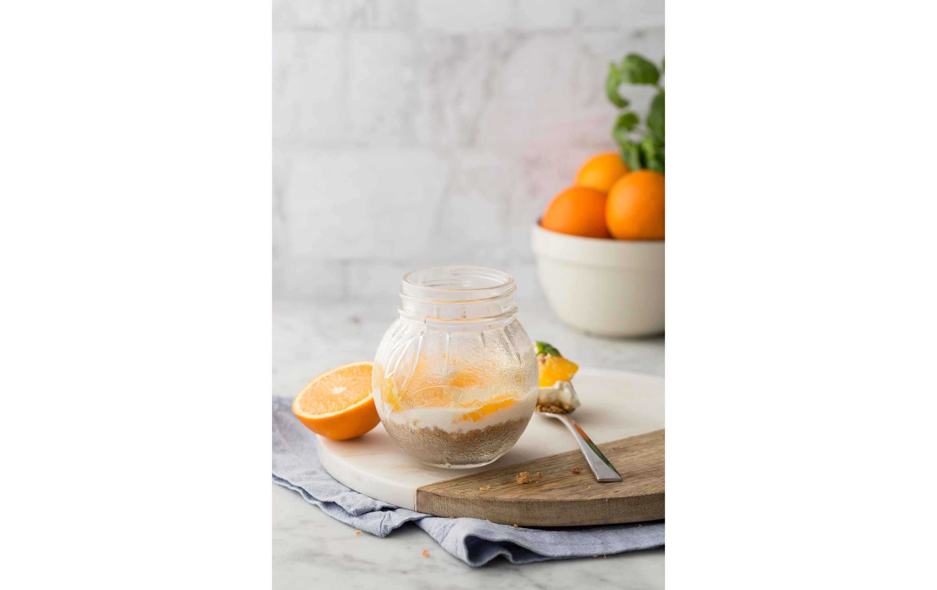 Einmachglas Orange Fruit 400 ml, 1 StückEinmachglas in Form einer Orange