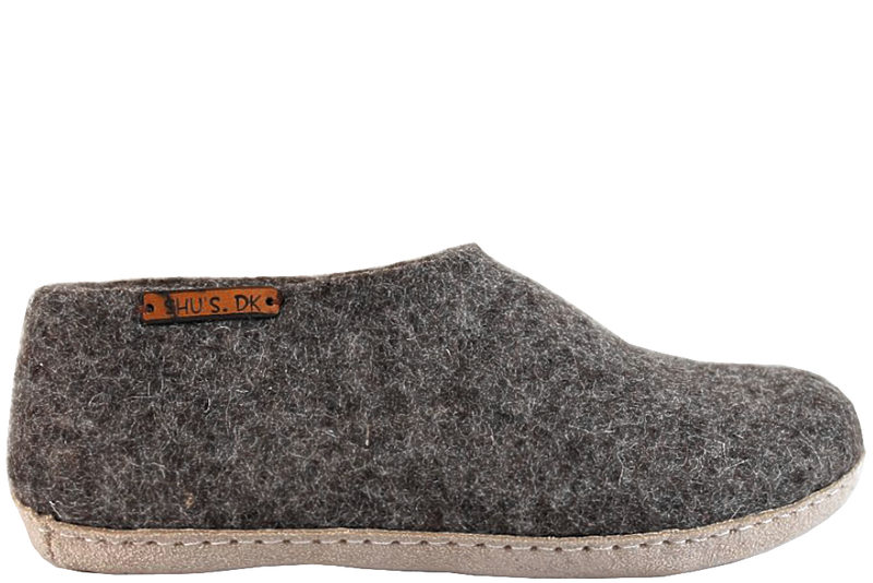 SHU´S SHOE BROWN HJEMMESKO HJEMMESKO I BRUNT ULD