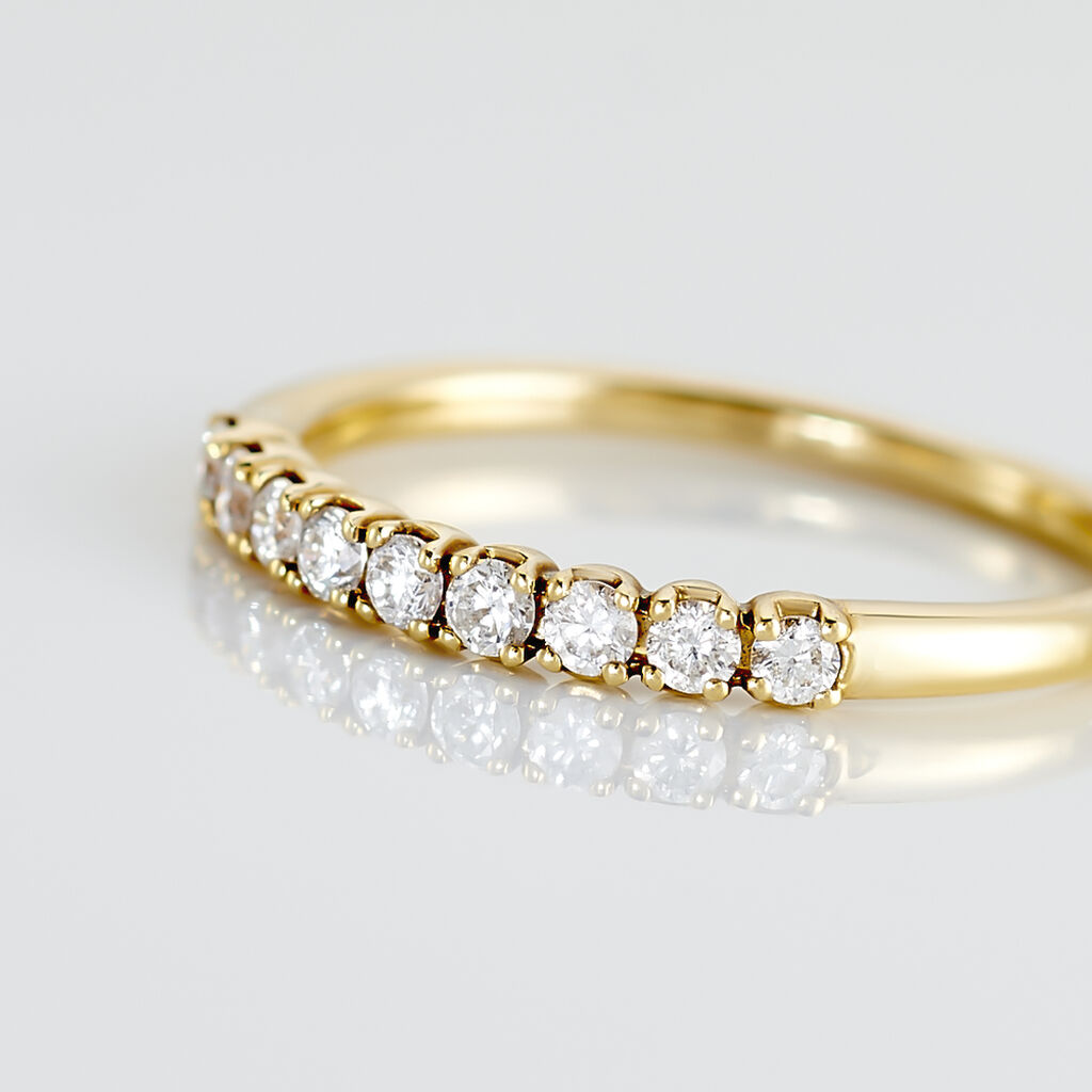 Alliance Hera Or Jaune Diamant